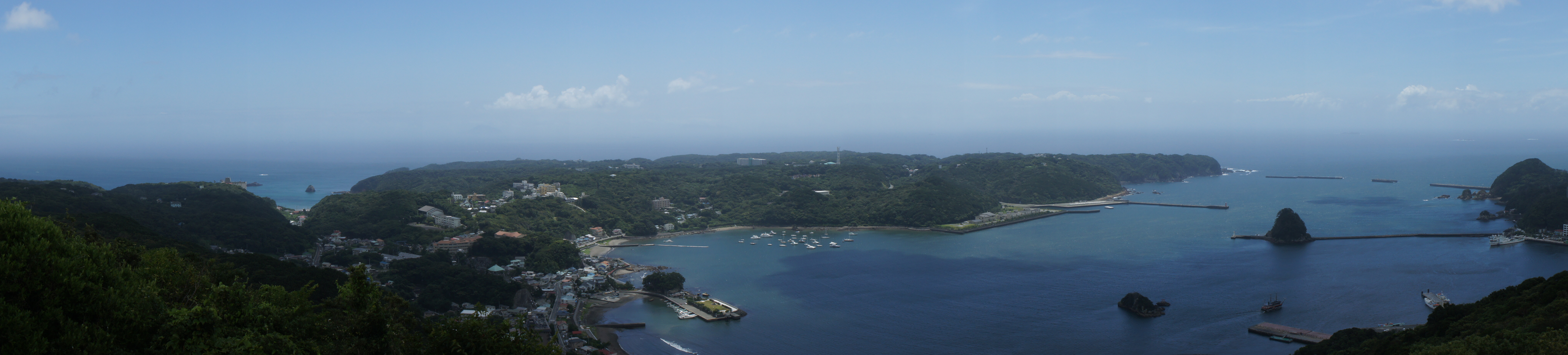 Panorama der Bucht von Shimoda