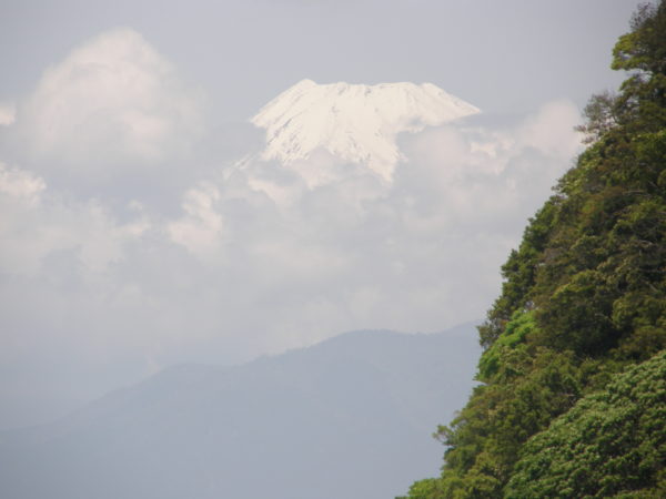 Blick von der Westküste zum Fuji-san