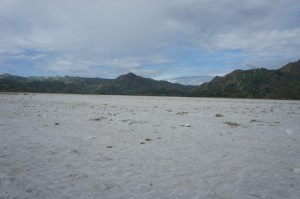 Zugeschüttetes Flußtal am Pinatubo