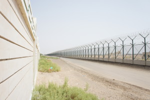 Grenzanlage zwischen der VAE und Oman