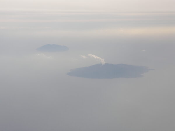Miyake-jima aus 10 km Höhe