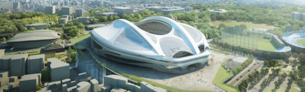 Projektentwurf Olympiastadion. Quelle: Japan Sport Council