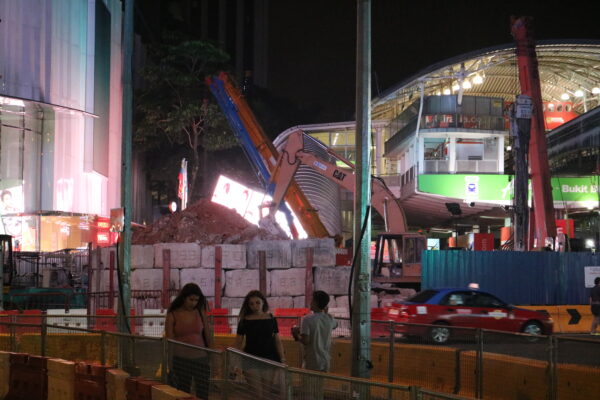 Momentan einfach nur eine Riesenbaustelle: Bukit Bintang