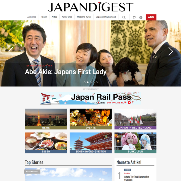 Japan Digest - das neue Japan-Portal
