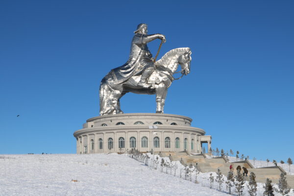 Gigantische Dschingis-Khan-Statue