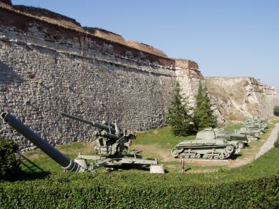 Burggraben der Festung Kalemegdan