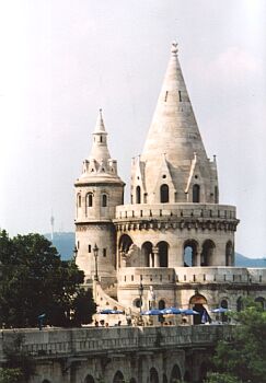 Budapest: The famous Fishermen's Bastion on Castle Hill