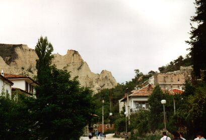 In Melnik 'downtown'