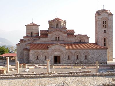 Ohrid: The newly restored church of Sv Pantelejmon