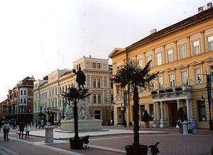 Fussgaengerzone von Szeged