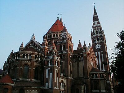 Votive Church in the centre of Szeged