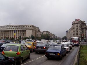 Verkehrskollaps in Bukarest