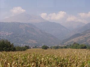 Bergwelt bei Tetovo