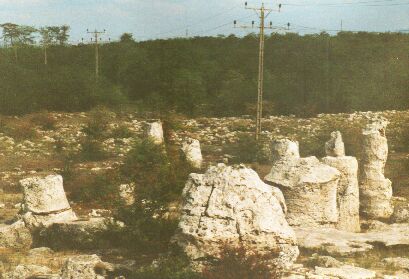 Steinerner Wald in der Nähe von Varna