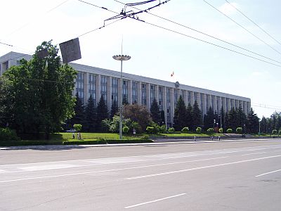 Chisinau: Government house of the Republic of Moldova