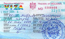 Moldauisches Visum