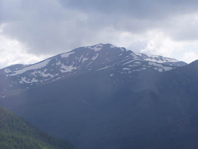 Die Rodna-Berge nahe des Prislop-Passes