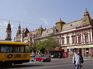 Im Stadtzentrum von Oradea