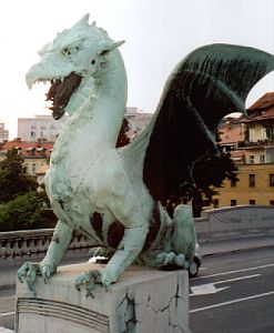Der Drache - Symbol Ljubljanas