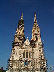 Die Stefanskathedrale in Zagreb