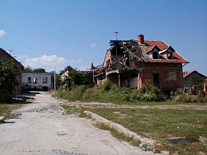Leider kein seltener Anblick in Vukovar