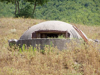 Staatsmännische Paranoia: Einer von zahllosen Bunkern