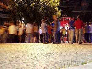 Abends tobt der Bär in Prizren