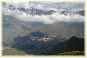 Kazbegi in the heart of the Caucasus