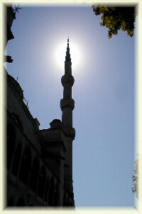 Minarett der Sultanahmet-Moschee