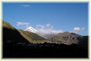 Nur für Frühaufsteher: Mt. Kasbek