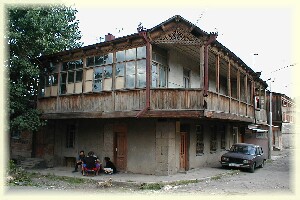 Traditionelle Häuser in Akhaltsikhe