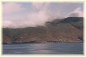 Der Sewan-See, 1900 m hoch gelegen.