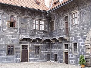 The castle of Cesky Krumlov