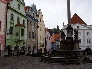 market square of Cesky Krumlov