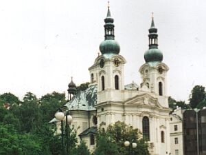 The baroque Maria Magdalena church