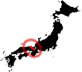 Lage von Kyoto