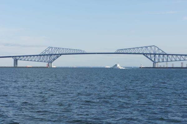 Die Tokyo Gate Bridge - mit Blick Richtung Chiba