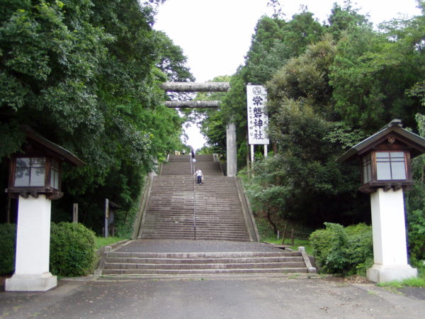Treppe zum Jōban-Schrein