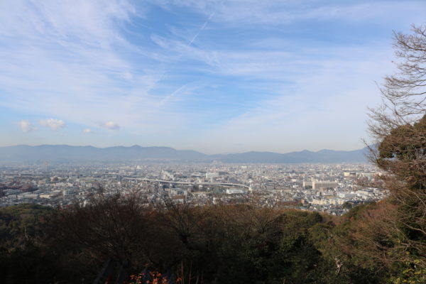 Blick auf den Talkessel von Kyoto