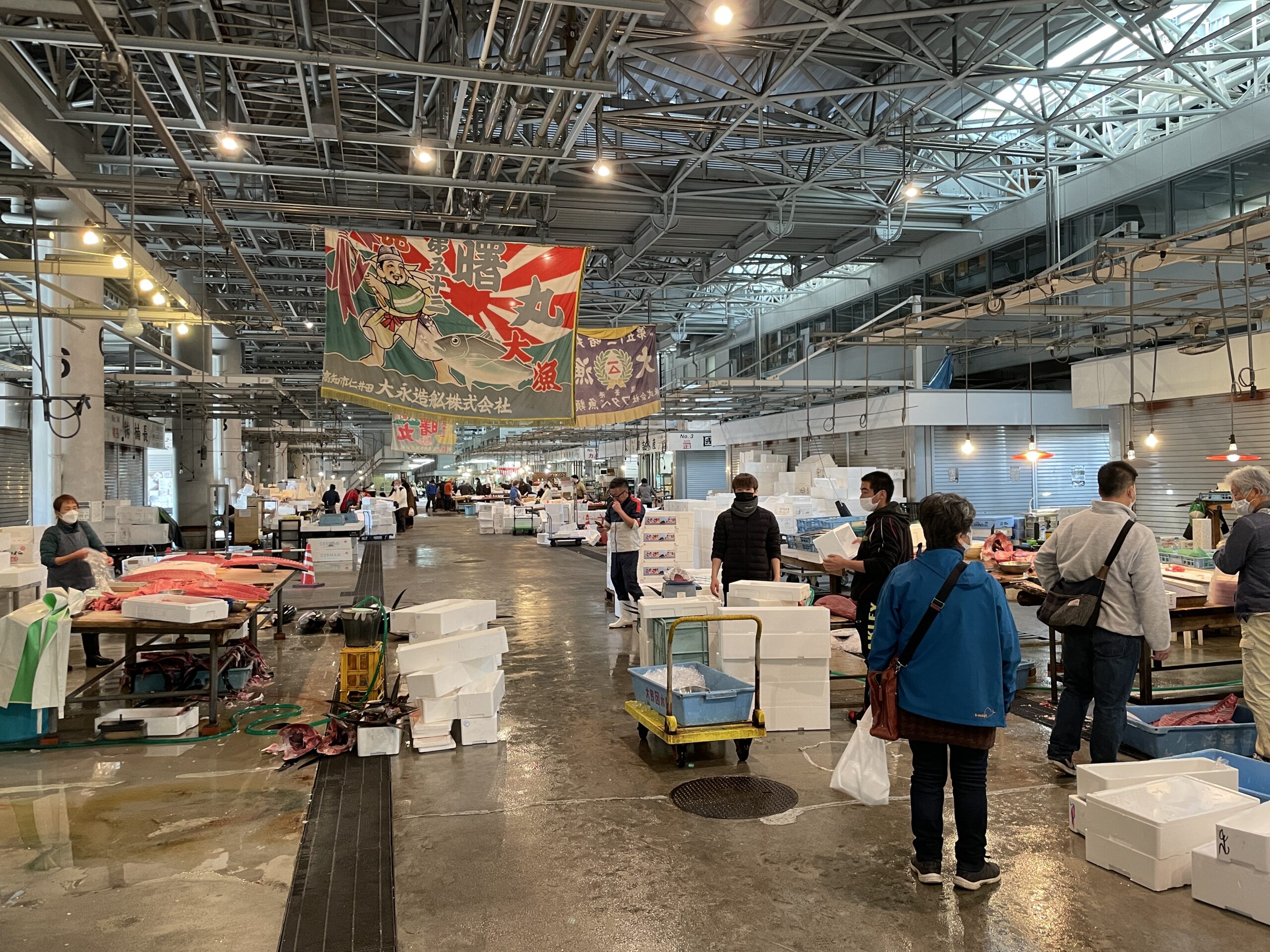 Im Fischgroßmarkt von Kōchi