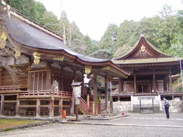 Im Ostdistrikt des Hiyoshi Taisha