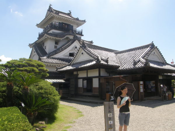 Die alte Burg von Kōchi steht noch