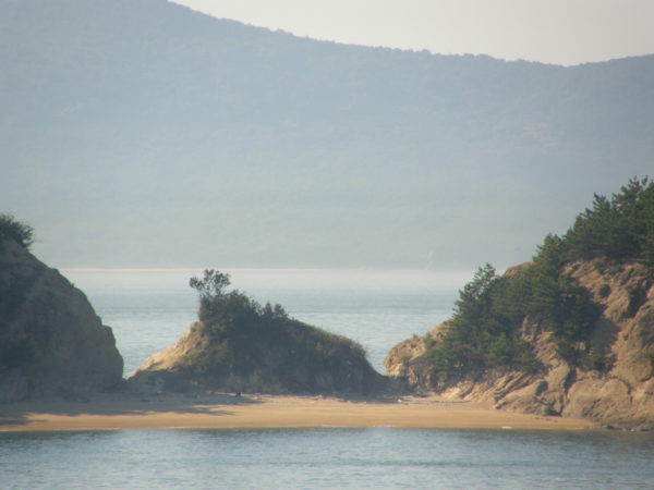Herrenlose Insel in der Seto-Binnensee