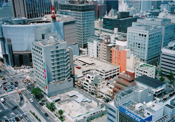 Stadtzentrum von Kōbe drei Jahre nach dem Erdbeben - die Stadt ist nur ca. 2 km breit