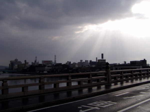 Die Ōhashi-Brücke im Zentrum