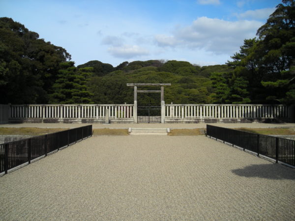 Eins der wichtigsten Kofun-Gräber in Sakai bei Osaka