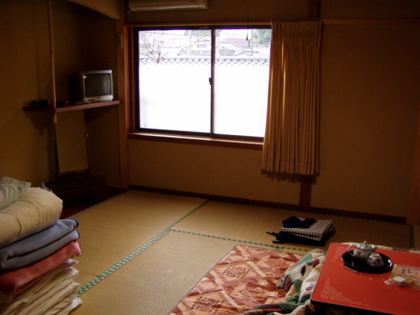 Typisches Minshuku-Zimmer