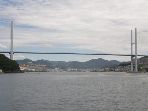 Blick von der Bucht Richtung Hafen und Innenstadt