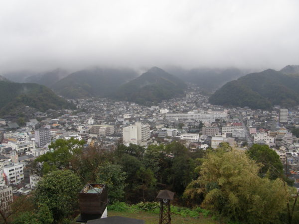 Uwajima: Blick auf die Umgebung vom Schloss aus