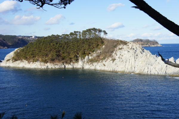 Blick auf die Küste
